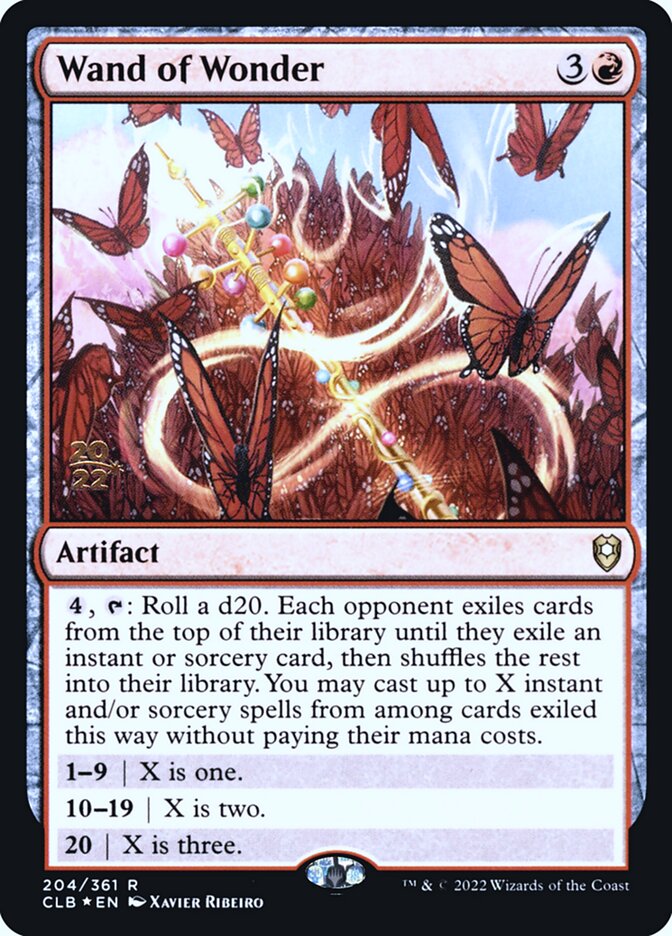 Wand of Wonder, Battle For Baldur'S Gate Promos Card Art