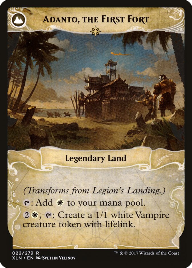 Legion's Landing // Adanto, the First Fort, Ixalan Card Art