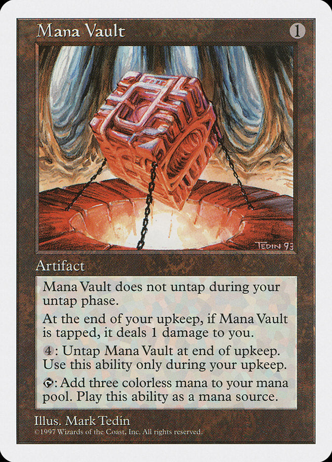 Mana Vault, Fifth edition Card Art