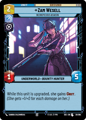 Zam Wesell, Inconspicuous Assassin