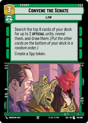 Convene the Senate