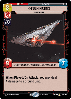 Fulminatrix, Fleet Killer
