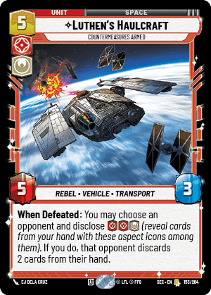 Luthen's Haulcraft, Countermeasures Armed