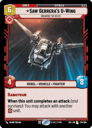 Saw Gerrera's U-Wing, Breaking the Rules