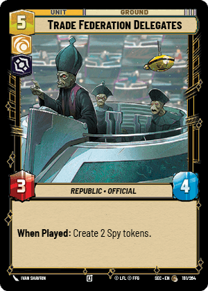 Trade Federation Delegates
