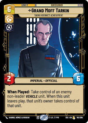 Grand Moff Tarkin, Taking Krennic's Achievement