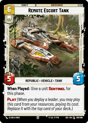 Remote Escort Tank