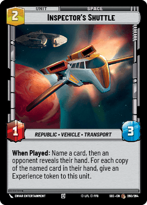 Inspector's Shuttle