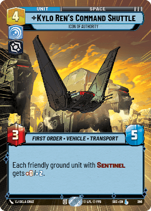 Kylo Ren's Command Shuttle, Icon of Authority - Hyperspace