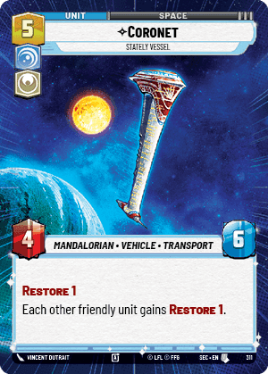 Coronet, Stately Vessel - Hyperspace
