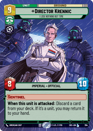 Director Krennic, I Lose Nothing But Time - Hyperspace