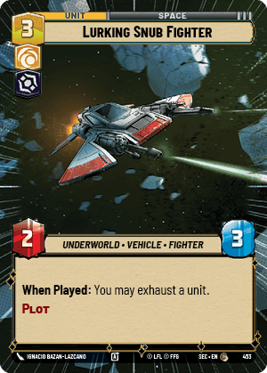 Lurking Snub Fighter - Hyperspace