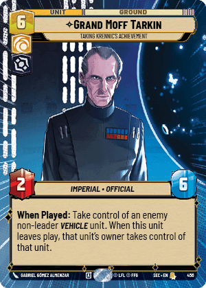 Grand Moff Tarkin, Taking Krennic's Achievement - Hyperspace