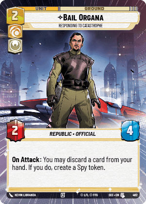 Bail Organa, Responding to Catastrophe - Hyperspace