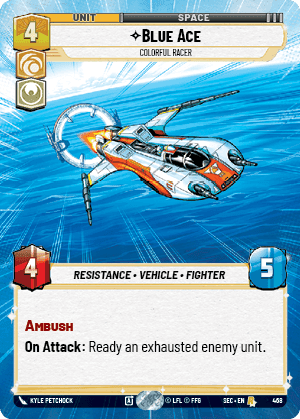 Blue Ace, Colorful Racer - Hyperspace