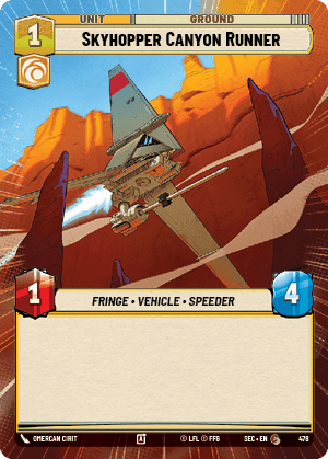 Skyhopper Canyon Runner - Hyperspace