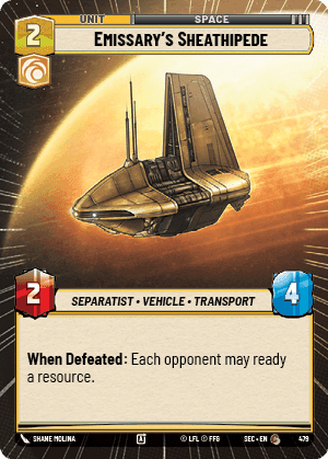 Emissary's Sheathipede - Hyperspace