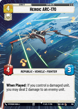 Heroic ARC-170 - Hyperspace