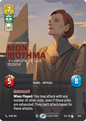 Mon Mothma, Clinging to Hope - Prestige
