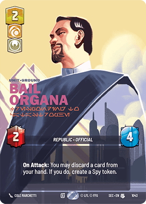 Bail Organa, Responding to Catastrophe - Prestige
