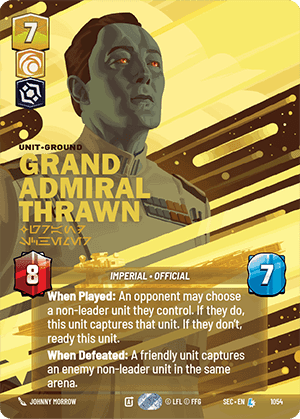 Grand Admiral Thrawn, Grand Schemer - Prestige