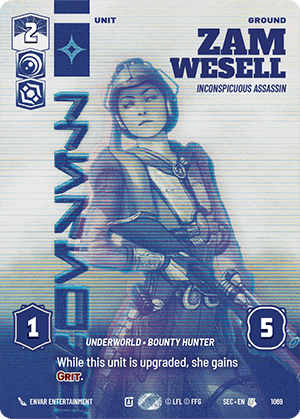Zam Wesell, Inconspicuous Assassin - Prestige
