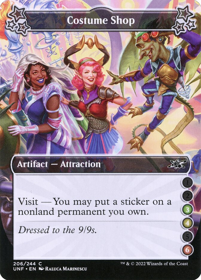 Costume Shop, Unfinity Card Art