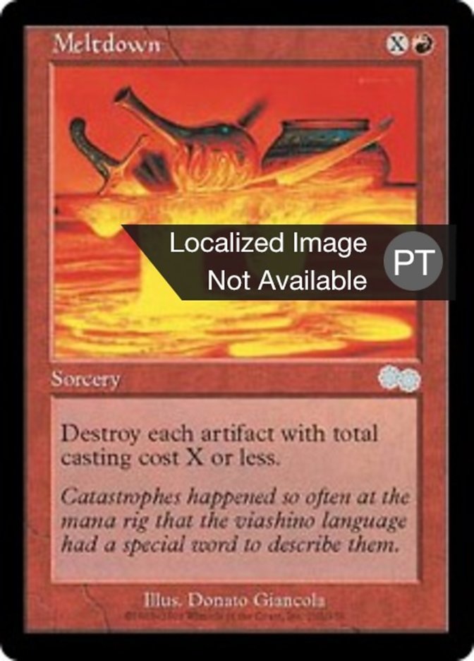 Meltdown, Urza'S Saga Card Art