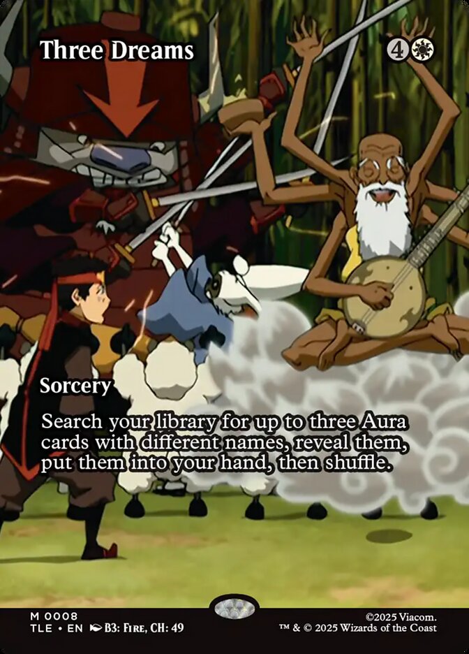 Three Dreams, Avatar: The Last Airbender Eternal Card Art