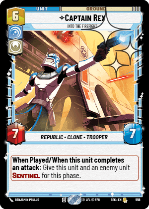 Captain Rex, Into the Firefight - Foil