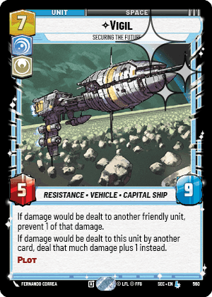 Vigil, Securing the Future - Foil