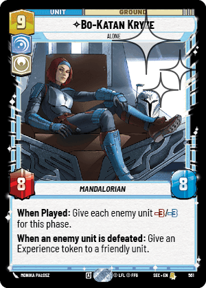 Bo-Katan Kryze, Alone - Foil