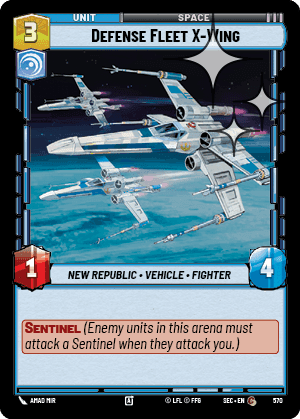 Defense Fleet X-Wing - Foil