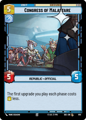Congress of Malastare - Foil