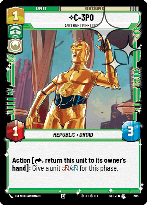 C-3PO, Anything I Might Do? - Foil