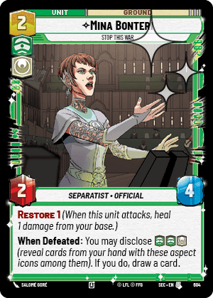 Mina Bonteri, Stop This War - Foil