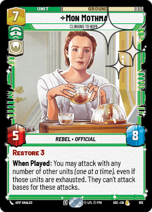 Mon Mothma, Clinging to Hope - Foil