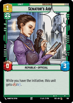 Senator's Aide - Foil