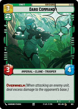 Daro Commando - Foil