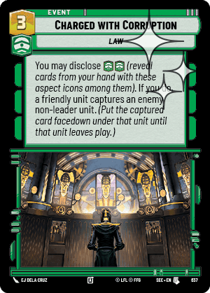 Charged with Corruption - Foil