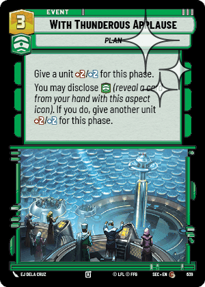 With Thunderous Applause - Foil