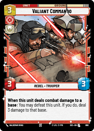 Valiant Commando - Foil