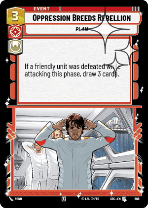 Oppression Breeds Rebellion - Foil