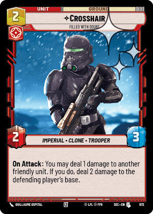 Crosshair, Filled With Doubt - Foil