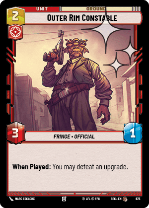 Outer Rim Constable - Foil