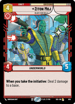 Ziton Moj, Black Sun Bully - Foil