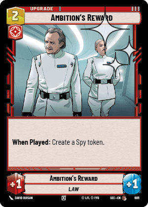 Ambition's Reward - Foil