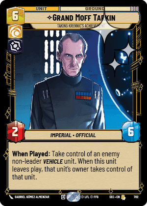 Grand Moff Tarkin, Taking Krennic's Achievement - Foil