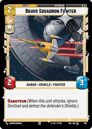 Bravo Squadron Fighter - Foil