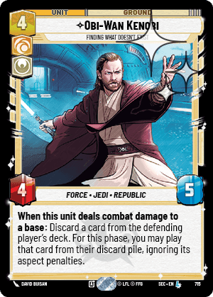 Obi-Wan Kenobi, Finding What Doesn't Exist - Foil